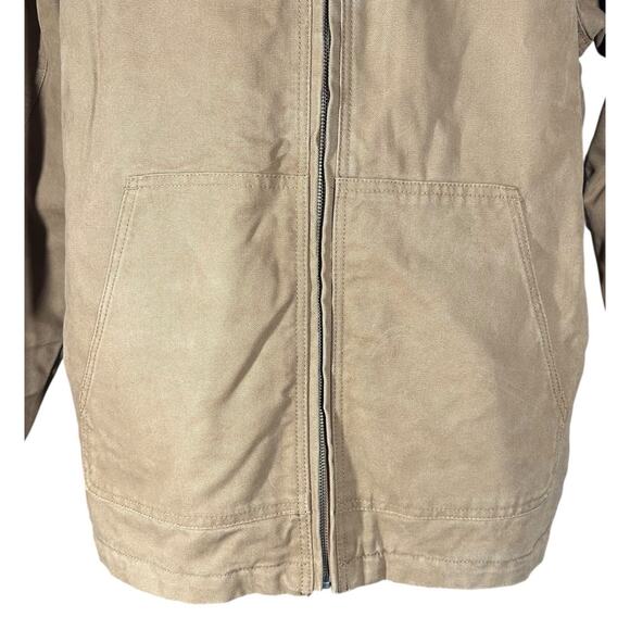 Destinations Workwear Montana Mens Heavy Work Jacket Duck Brown Insulated XL - Picture 2 of 16